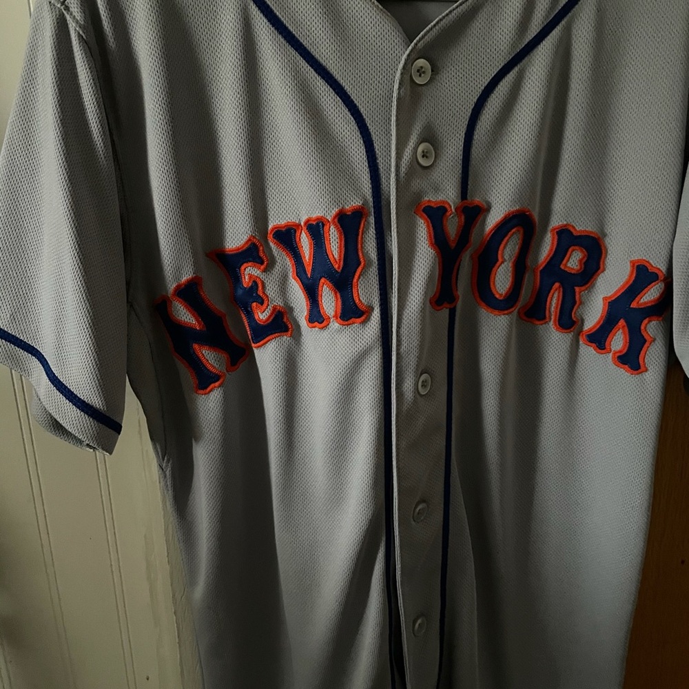 New York Mets Road Grey Jersey Size 40